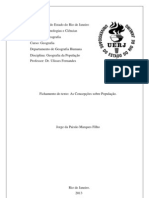 Fichamento Do Texto - As Concepções Sobre População.