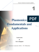 Plasmonics Chapter 1