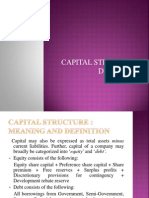 Capital Structure Decisions