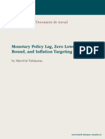 Monetary Policy Lag, Zero Lower Bound, and Inflation Targeting Wp09-2