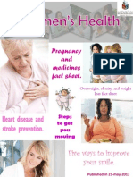 Heart Disease and Stroke Prevention.: Pregnancy and Medicines Fact Sheet