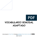 Vocabulario Bimodal