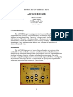 Field Test Arc-Geo Logger With The White's TM 808