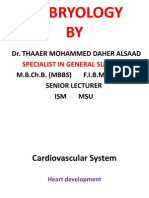 Embryology Cardiovascula Rsystem Development