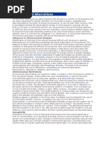 Chromosomal Aberrations: Advances in Chromosomal Analysis