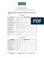 CCNA Cheat Sheet: Experts in Networking