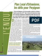 Le Plan Local D039urbanisme Les Defis Pour Perpignan