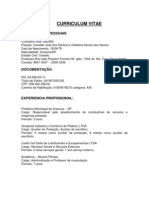 Curriculum Vitae - Cristiano Santos