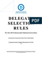 DNC 2012 Delegate Selection Rules