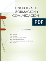 Tecnologías de Información y Comunicación