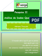 Análise de Dados Qualitativos