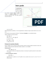 Ecuación de Primer Grado