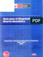 Guia Muerte Cerebral - 2009 - Minsa PDF