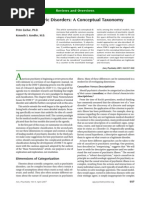 Psychiatric Disorders-A Conceptual Taxonomy