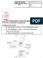 Geometrie Des Outils Bac TU Eleve