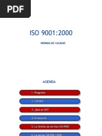 Normade Calidad ISO 9000, Estructura