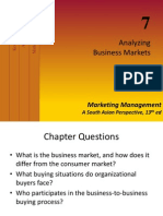 Analyzing Business Markets