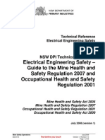 EES 013 Electrical Engineering Safety Technical Reference For NSW Metalliferous and Extractives Mines