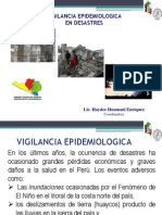 Vigilancia Epidemiologica en Desastres