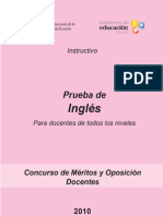 Pruebas de Ingles para Docentes