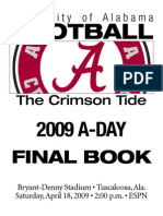 Alabama Crimson Tide A-Day Final Stats