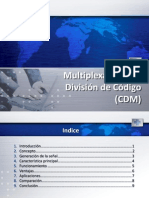 Multiplexación Por División de Código (CDM)