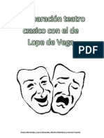 Comparación Teatro Clásico Con El de Lope de Vega