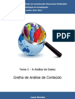 Grelha de Análise de Conteúdo - Laura Ferreira