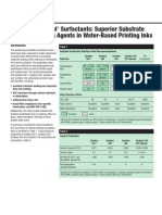 Graphics Arts Surfynol Surfactants Superior Substrate Wetting Agents