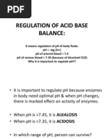 Physiology of Acid Base Balance by Dr. ROOMI