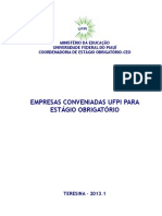 Lista Das Empresas 2013 - 1 - Professora