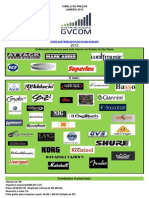 Tabela Distribuidora GVCom Janeiro 2013