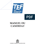 Manuel Du Candidat TEF