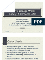 How To Manage Work and Life