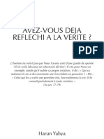 Verite .Livre de Harun Yahya - Une Réflexion Sur Le Coran - Rebihi Mohamed .Djefla Ufc, Algérie