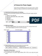 Communication Protocol For ARRAY Power Supply