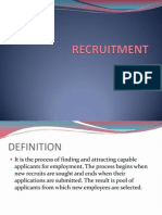 RECRUITMENT