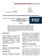 Dosagem de Aas em Medicamentos