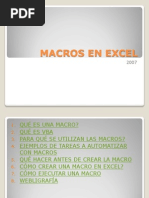 Macros Excel