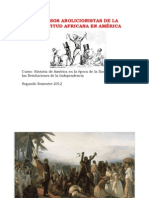 Abolicion de La Esclavitud Negra en América