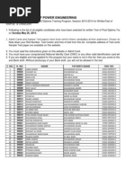 Eligible PDTP 2013