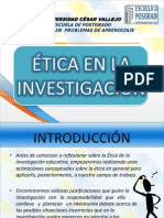 Etica en La Investigacion