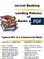 Lending Policies of Indian Banks