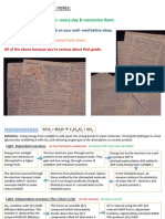 Edexcel A2 Biology Unit 4 Revision Cards (Autosaved)