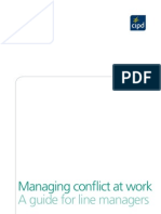 Managing Conflict at Work - A Guide For Line Managers