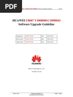 HUAWEI U8667 V100R001USAC189B843 Software Upgrade Guideline