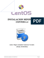 Instalación Mínima de CentOS 6.4