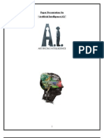 Artificial Intelligence Full Seminar Report Way2project in