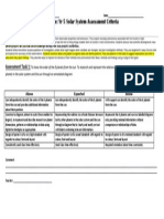 Ga Science Ass 1 Rubric