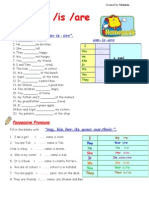 Am Is Are Exercise 6